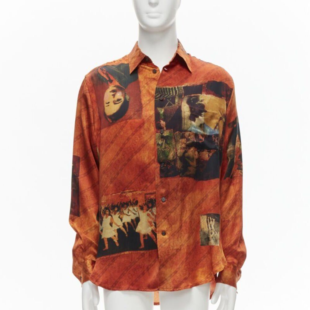 Yohji Yamamoto 2004 Silk Taisho Portrait Shirt